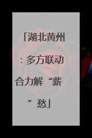 湖北黄州：多方联动合力解“薪”愁